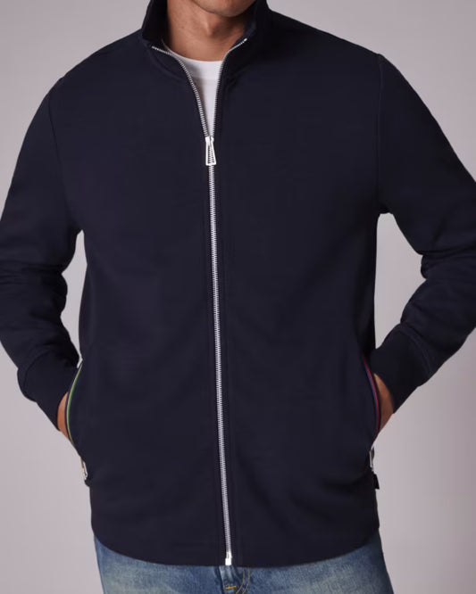 Zip Track Top Blue