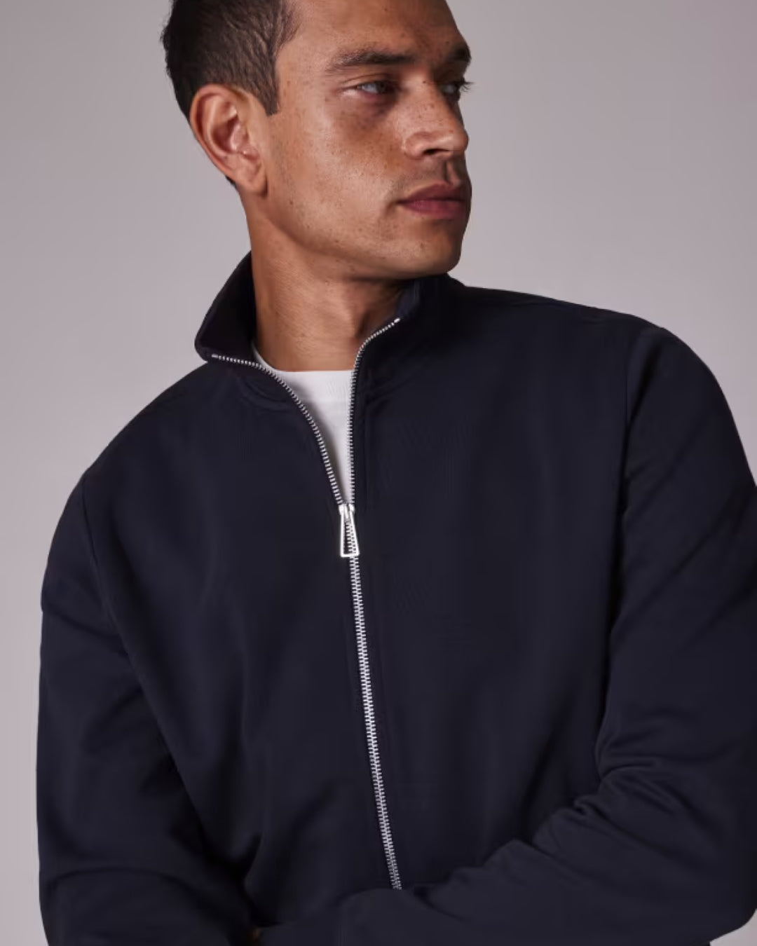 Zip Track Top Blue