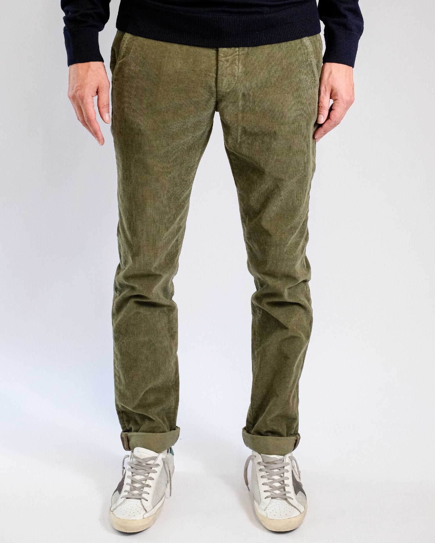 Kakhi Green Torino Oxford Wash
