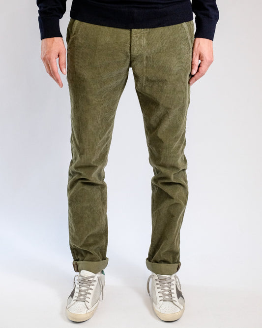 Kakhi Green Torino Oxford Wash