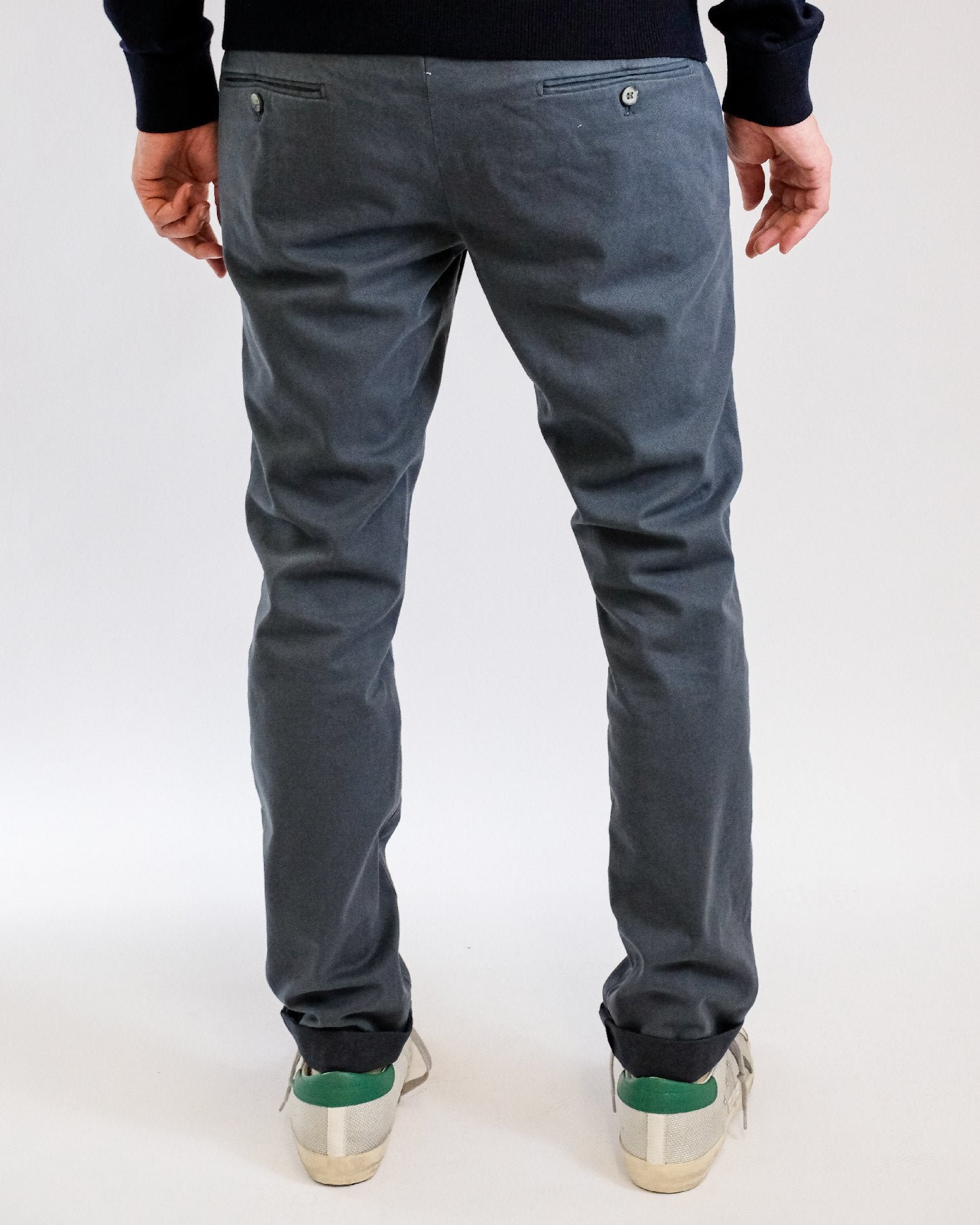 Grey Torino Regular Fit Trouse