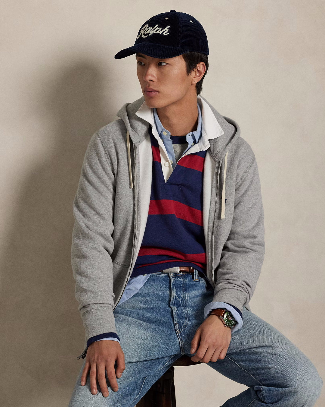 Andover Heather Fleece Hoodie