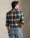 Cream Red Multi Sport Shirt