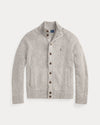 Grey Marl Wool Cardigan