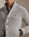 Grey Marl Wool Cardigan