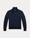 Navy Combo Merino Wool Pullove