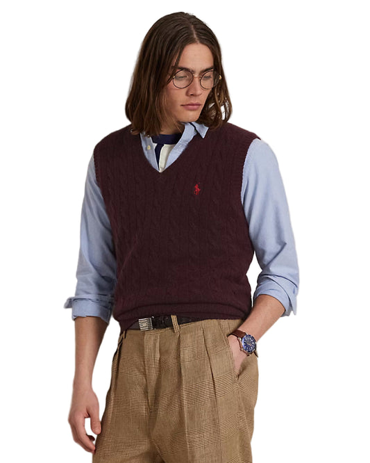 Aged Wine Heather Wool