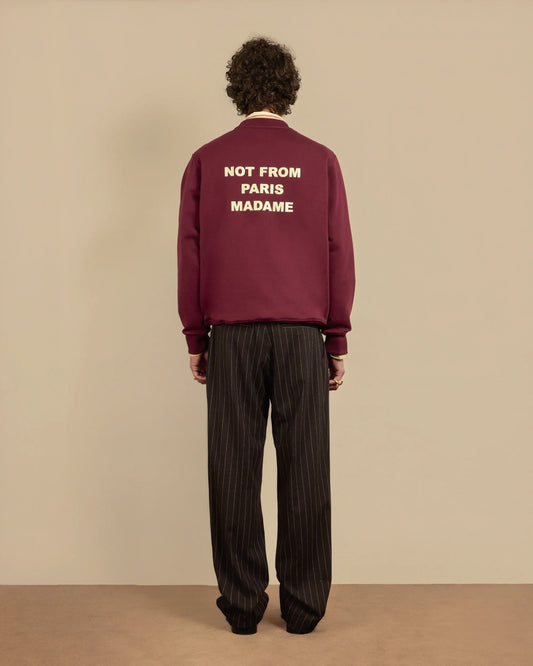 Le Sweatshirt Slogan Wine