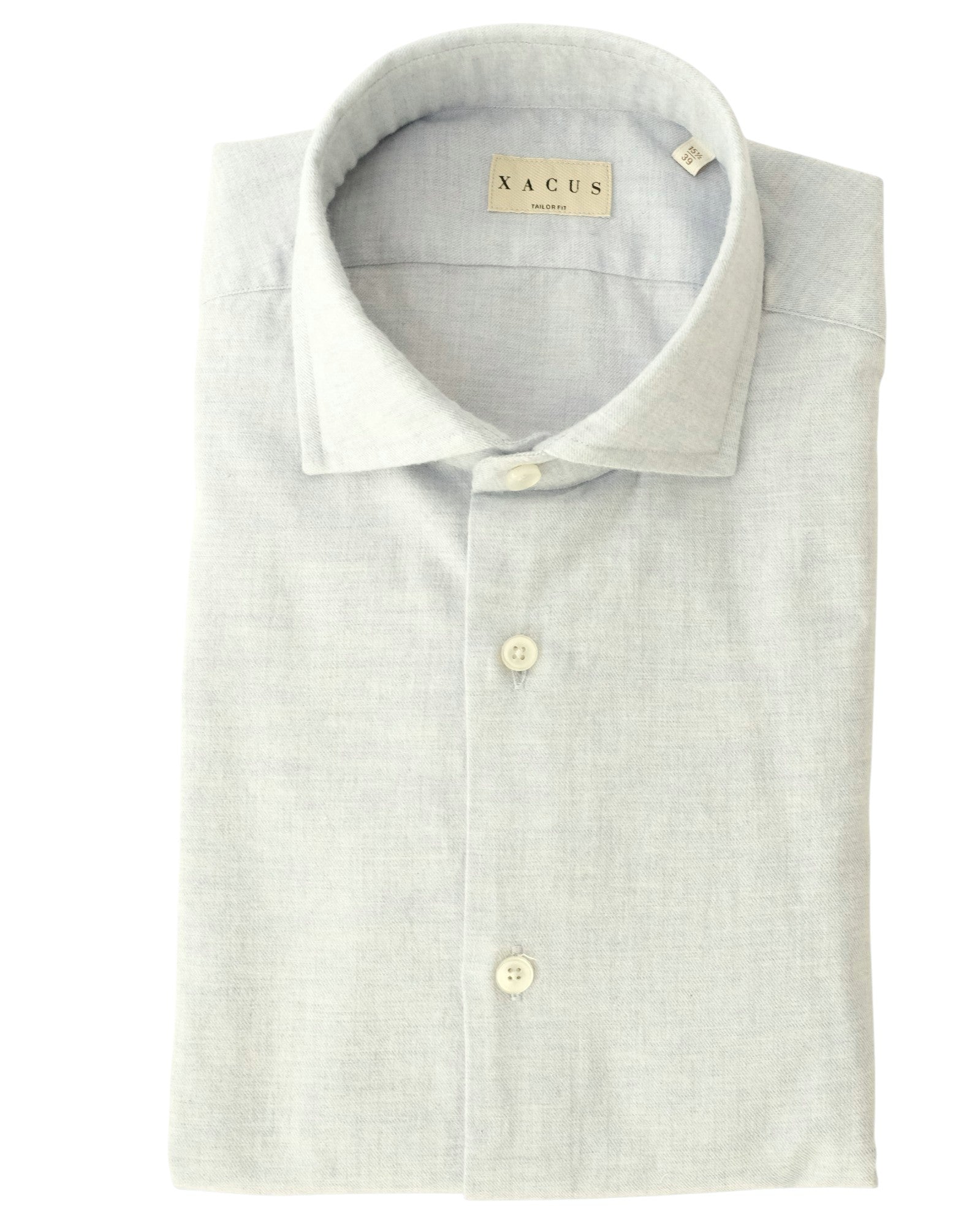 Grey Blue Flanella Tinto Filo