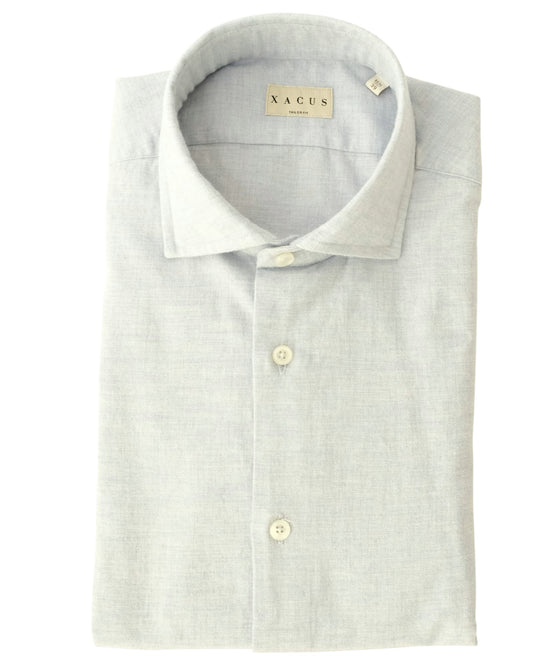 Grey Blue Flanella Tinto Filo