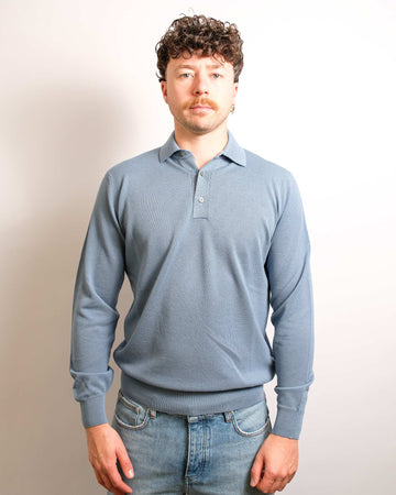 Polo R.Merino Ceruleo