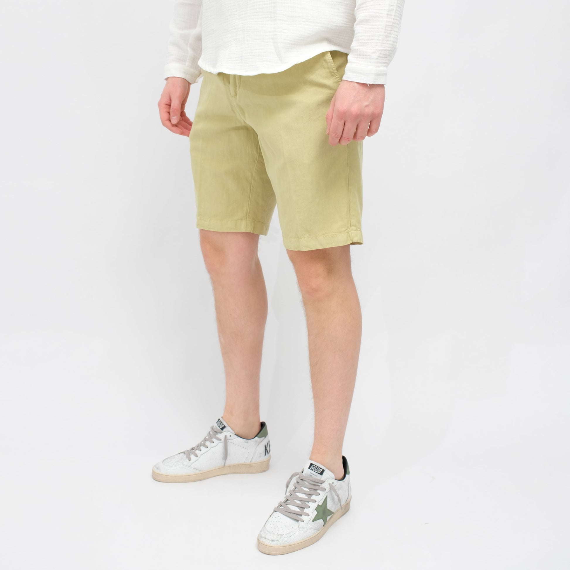 YELLOW GREEN  WASHED COTTON lY