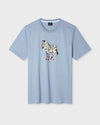 Light Blue Reg Fit Zebra Large