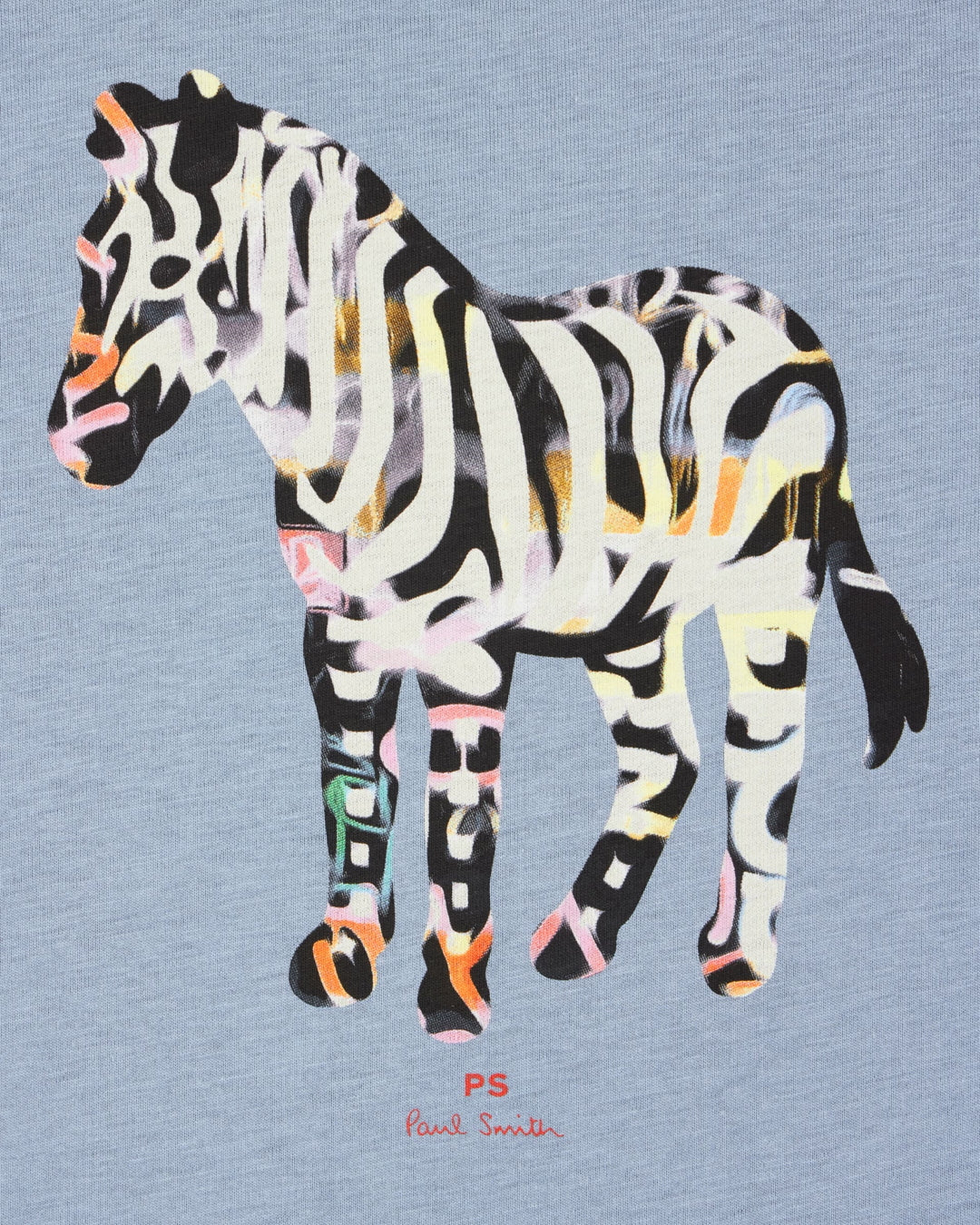 Light Blue Reg Fit Zebra Large