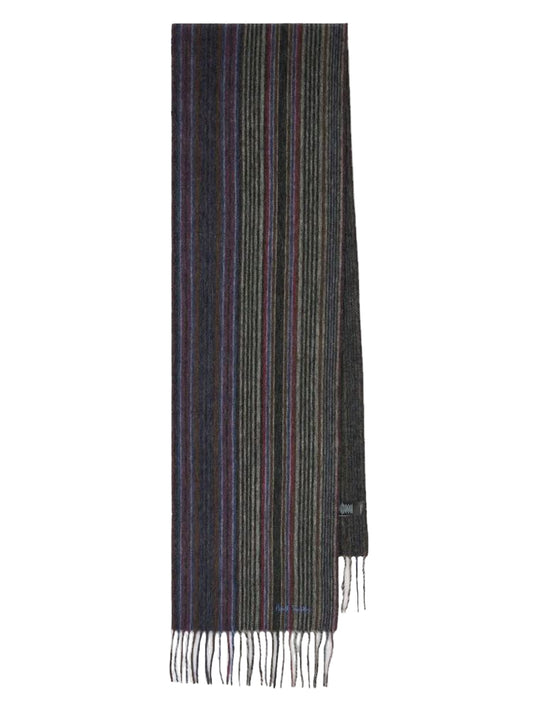 Grey Signature Stripe Merino W