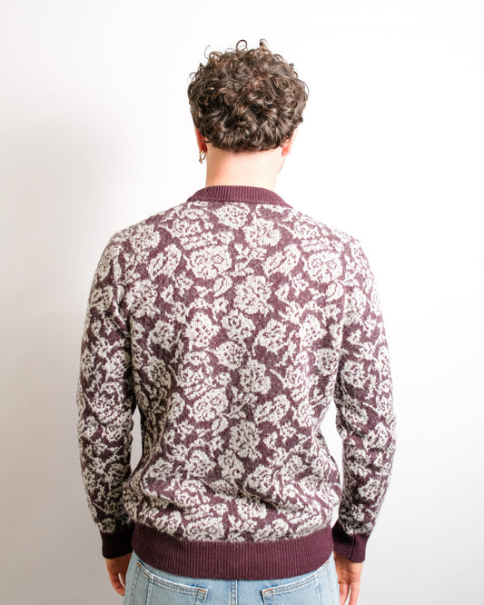 Girocollo Jacquard Floreale Bo