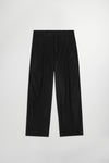 Kay Woolblend Pants Brown Stri