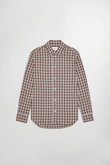 Colby Flannel Shirt Wine Check