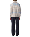 Ecru Multi William Half Zip Pu