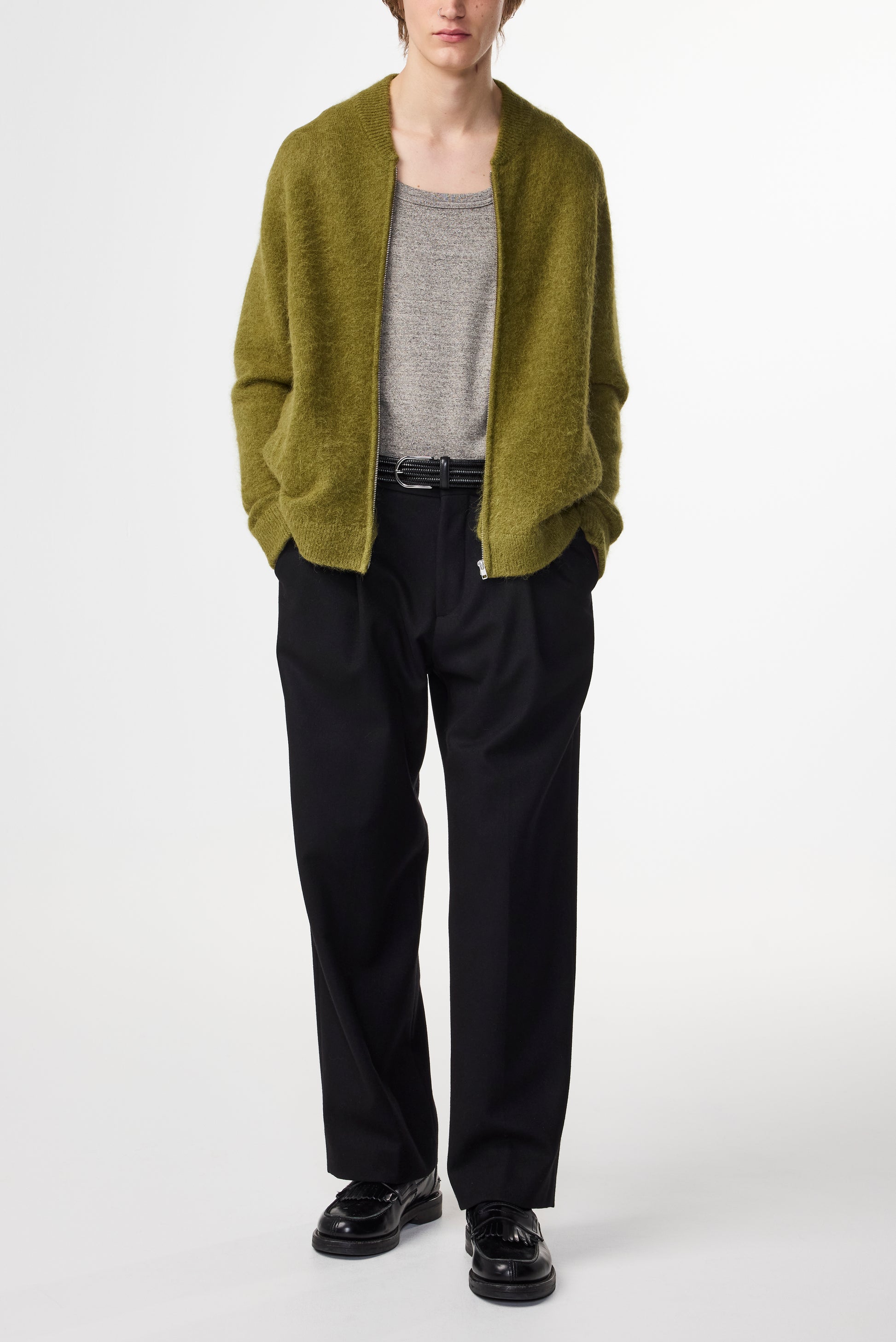 Boris Boiled Wool Bomber Firen
