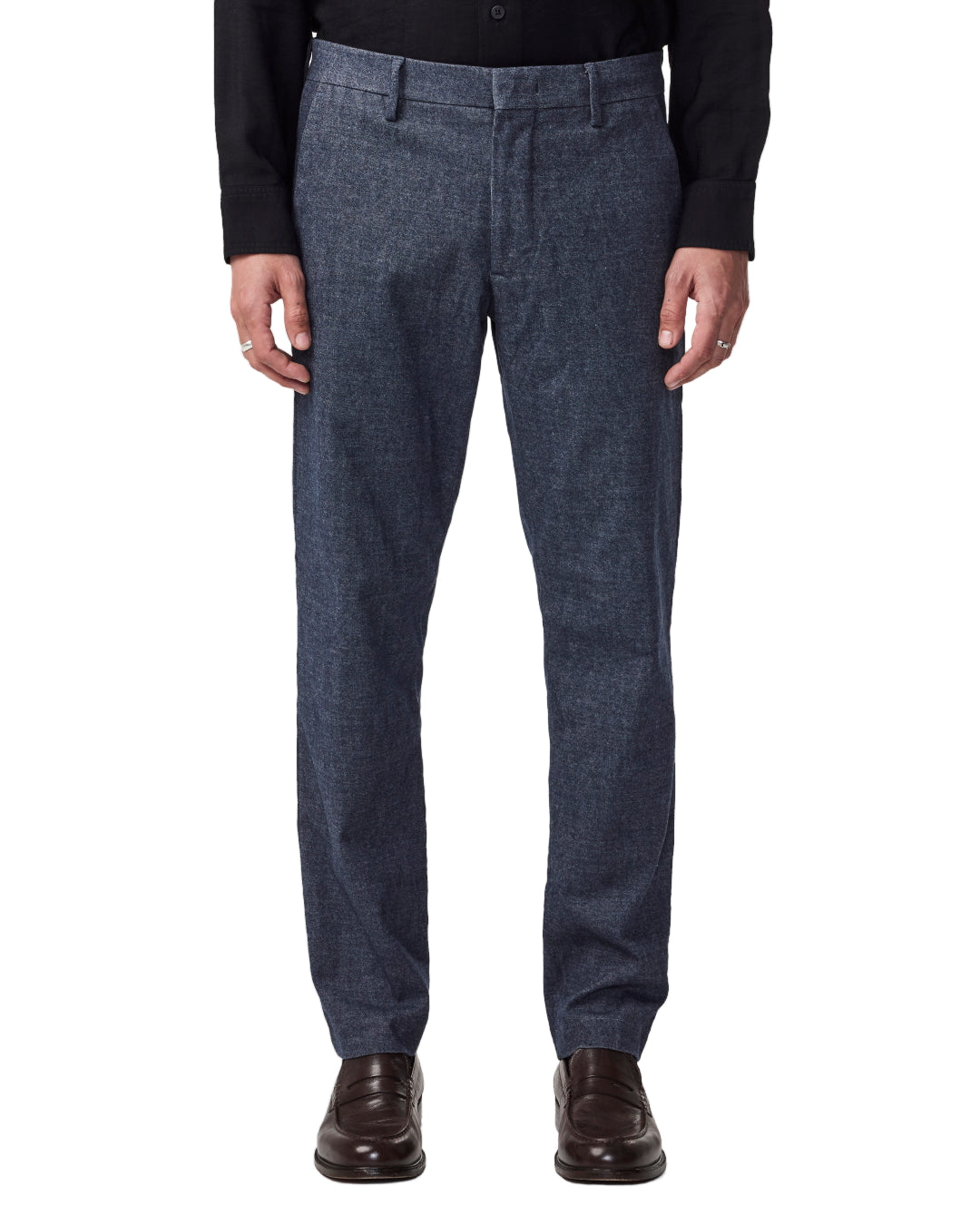 Navy Blue Melange Theo Tailore