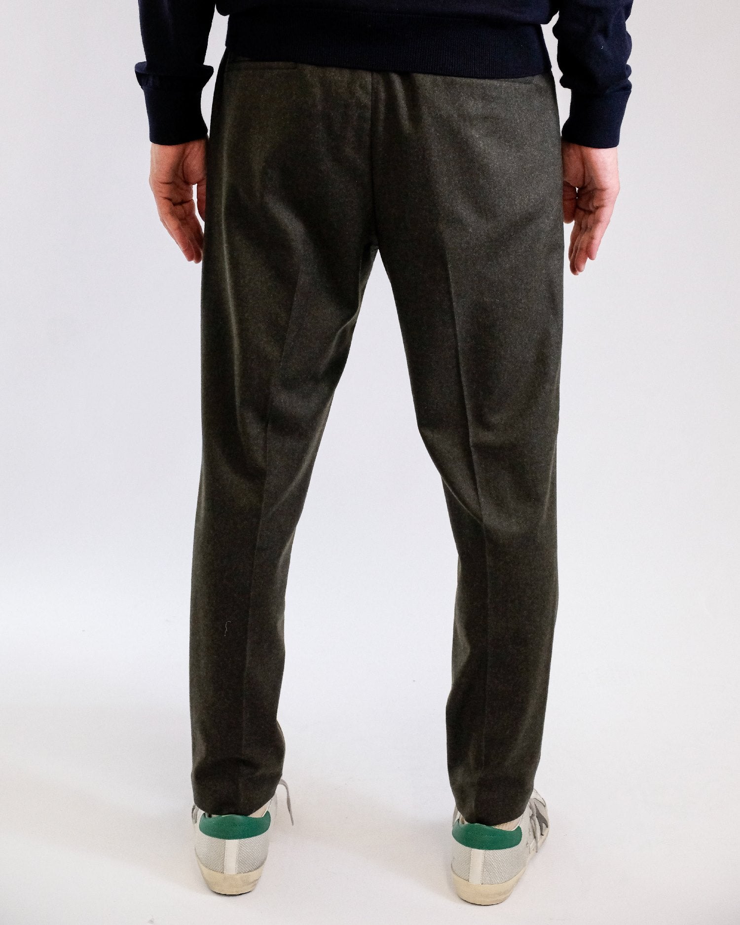 Dark Green Drawstring Dressed