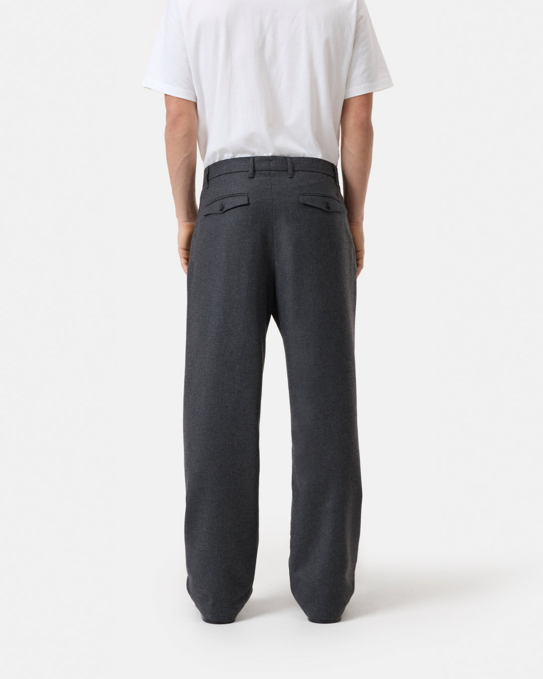 Grey Melange Fairport Relaxed Trousers