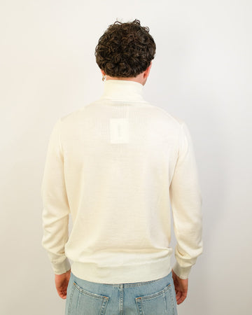 Ecru Washable Merinos Turtlene