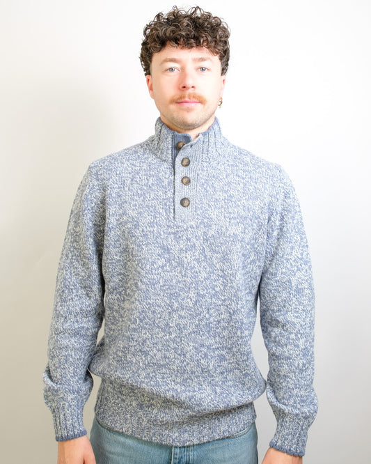 Light Blue Grey Melee Half But