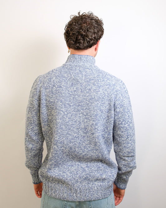 Light Blue Grey Melee Half But