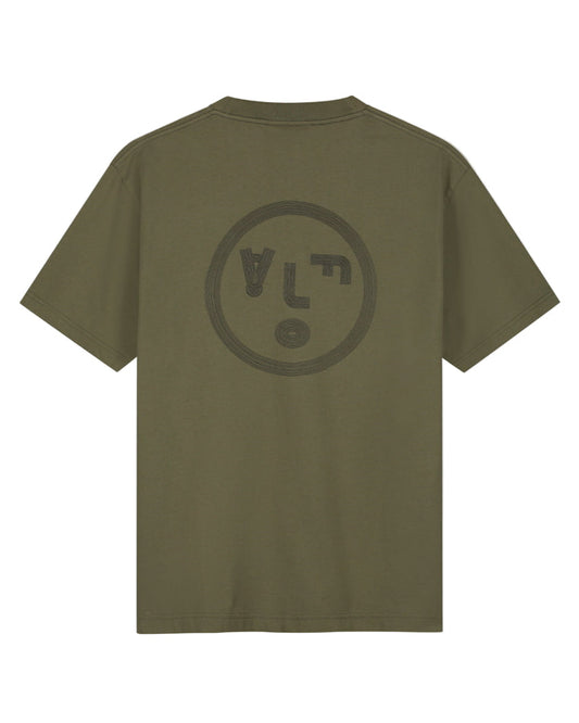 Olive Lined Face Tee