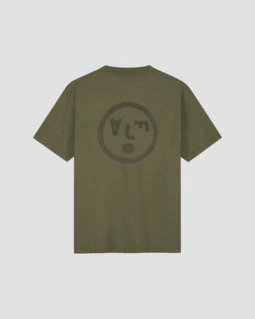 Olive Lined Face Tee