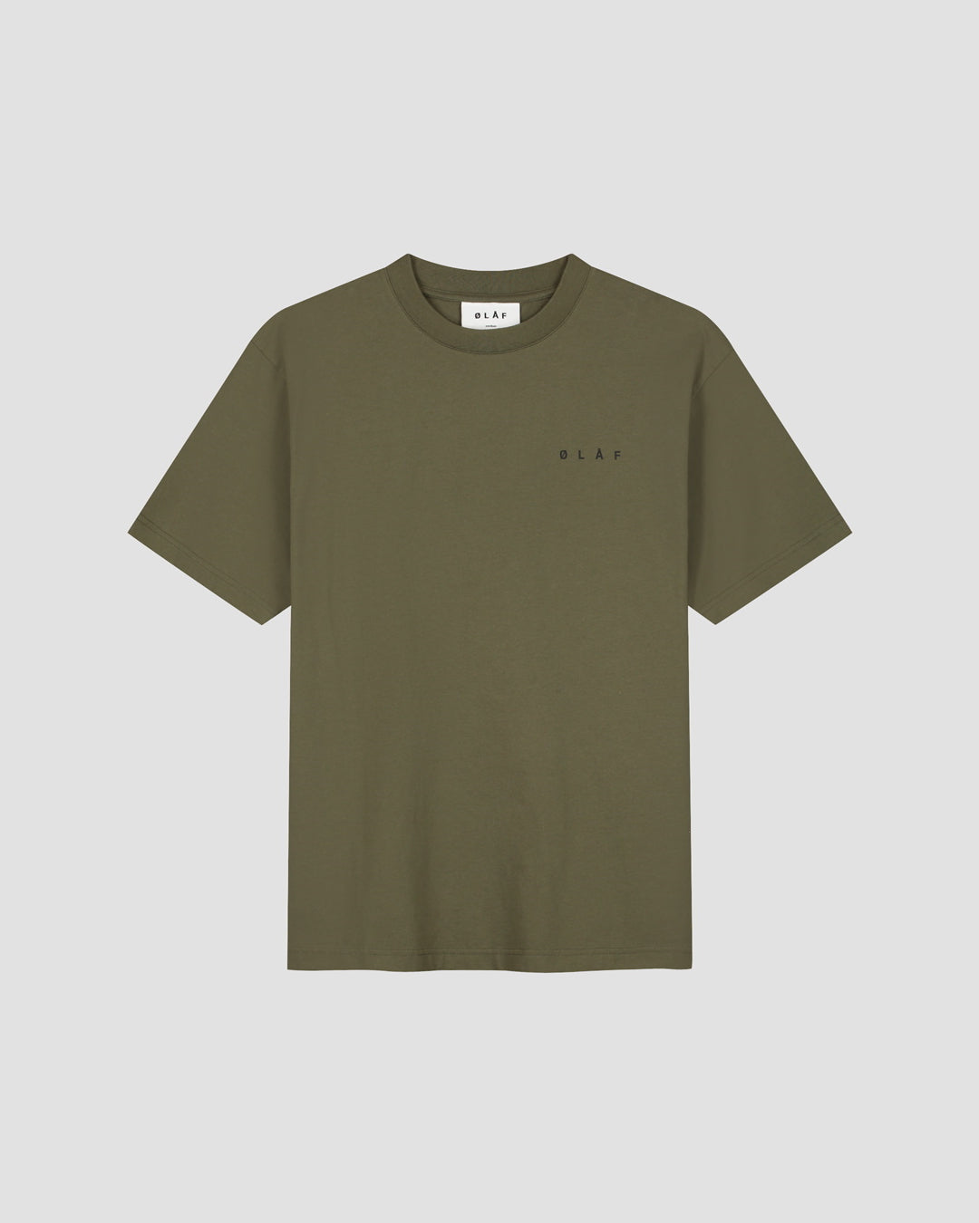 Olive Lined Face Tee