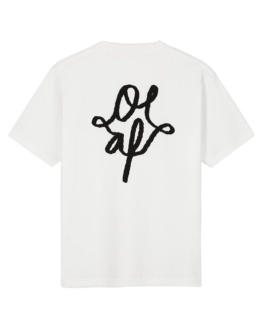 Optical White Monogram Graphic