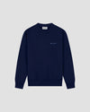 Navy Lined Face Crewneck