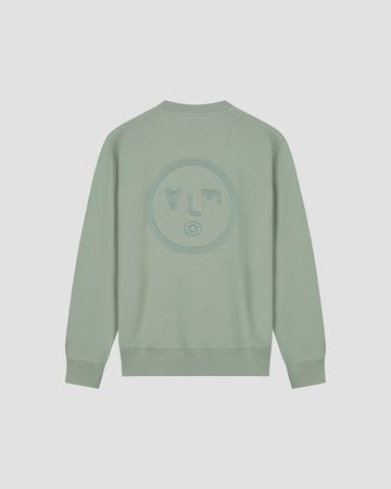 Green Milieu  Lined Face Crewn