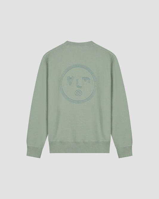 Green Milieu  Lined Face Crewn