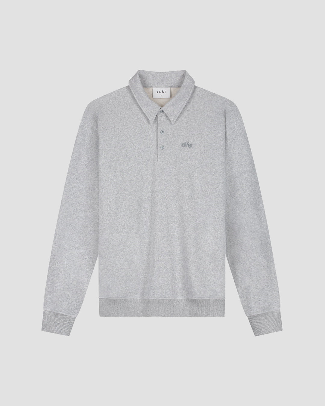 Heather Grey Oversized Polo