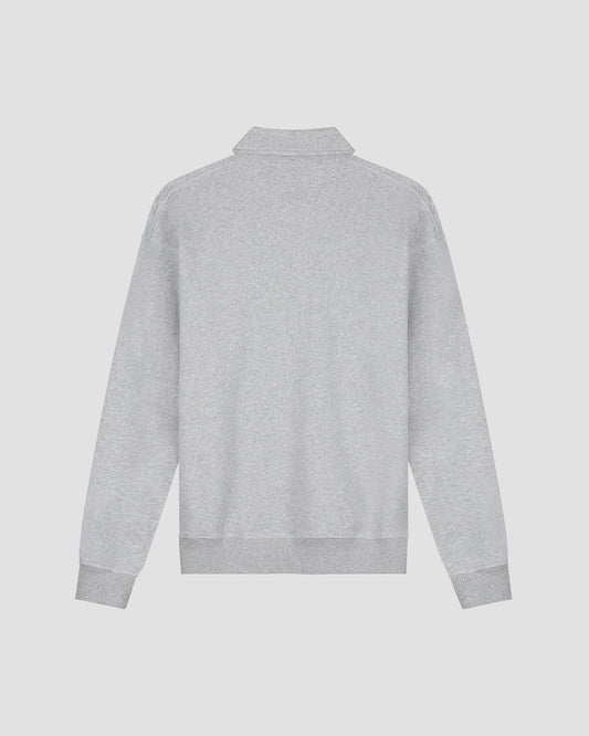 Heather Grey Oversized Polo