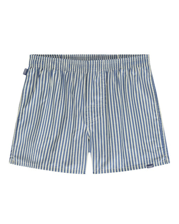 Blue Striped Blust Boxer Shorts