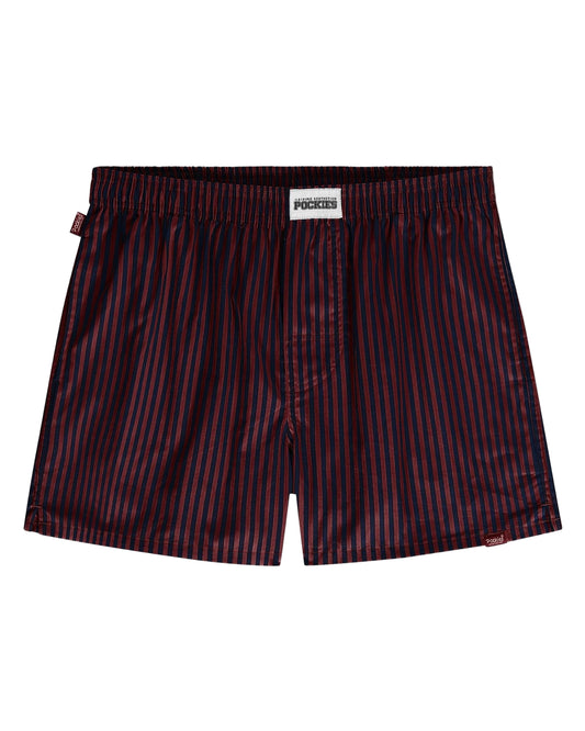 Navy Red Striped Boyfriend Box
