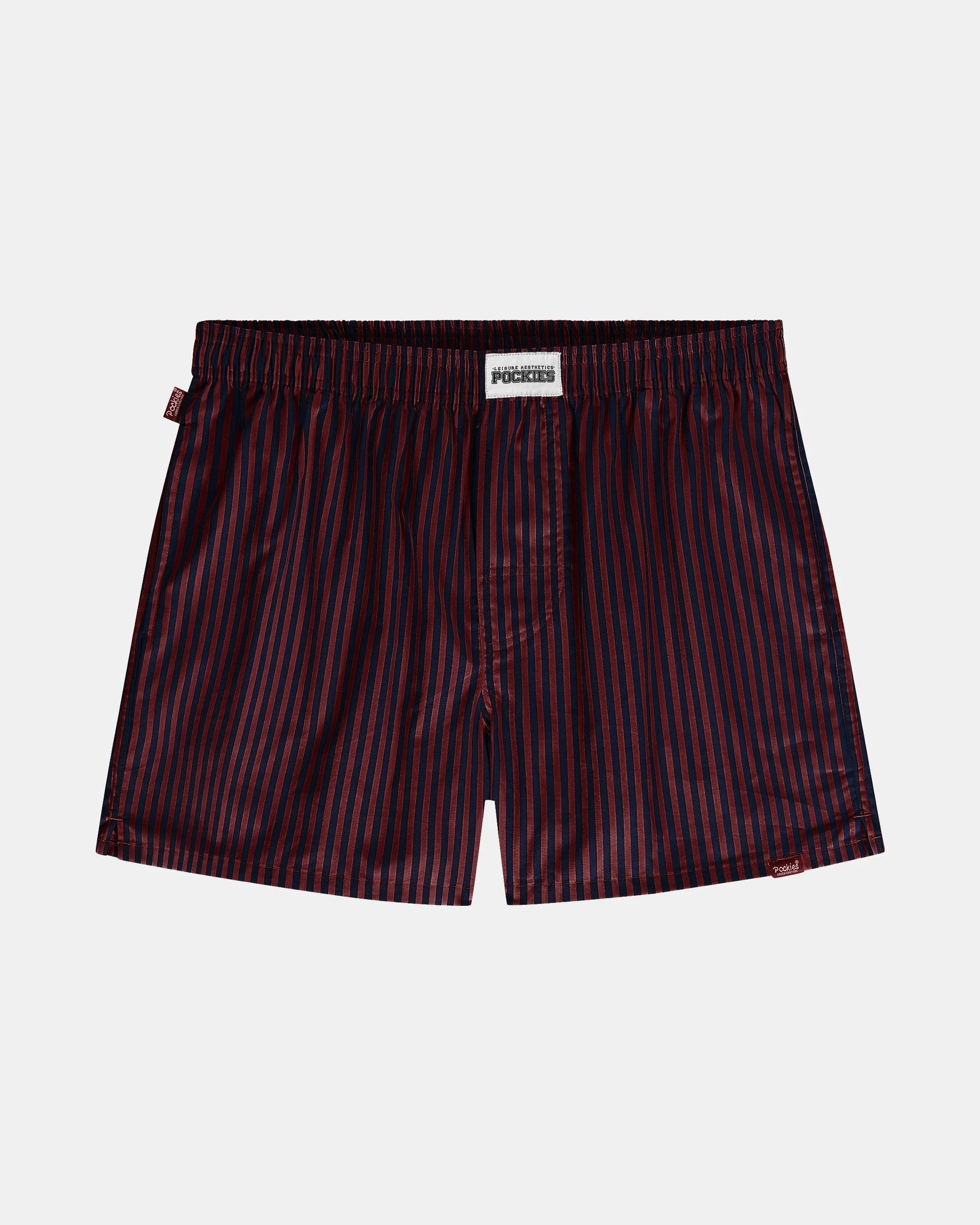 Navy Red Striped Boyfriend Box