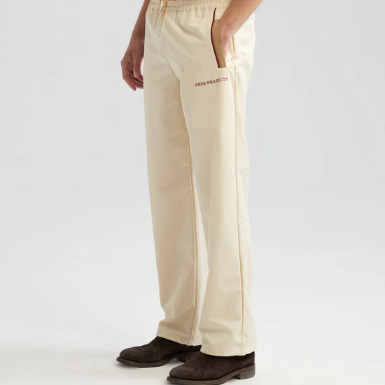Beige Regular Fit Tracksuit Trousers