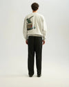 Grey Cotton Winedrive Relaxed