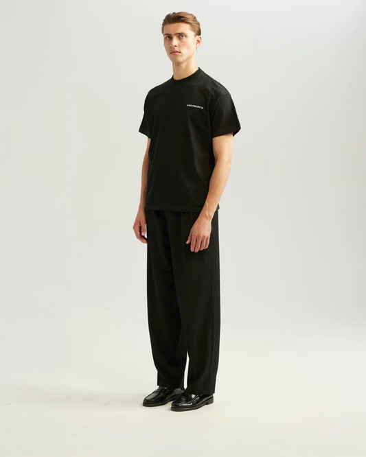 Black Glass of Wine Cotton Rel