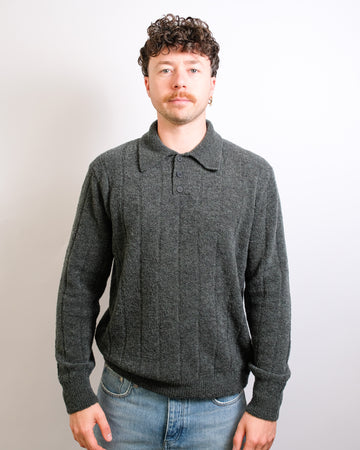 Green Brushed Wool