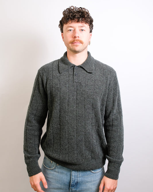 Green Brushed Wool