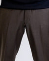 Brown Piet SK Wool Blend Skinn