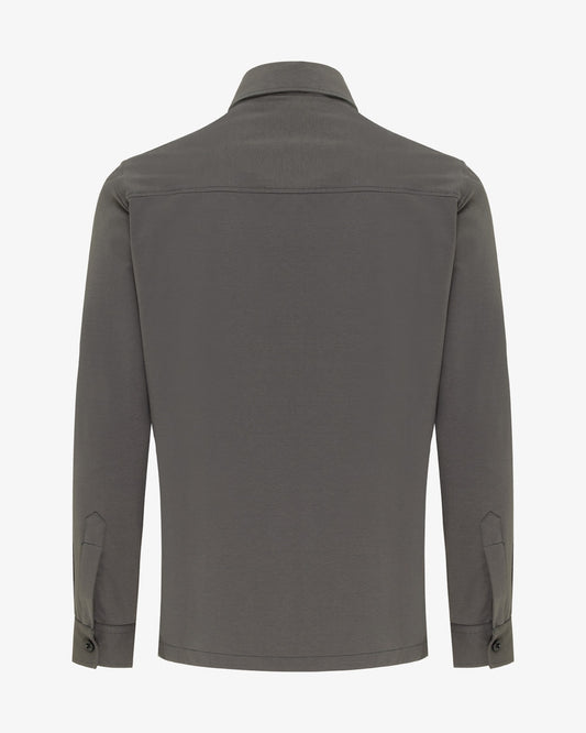 Oaks shirt jacket zip Green