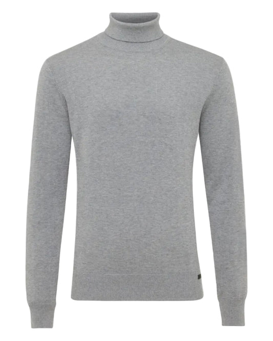 Roll Neck LS Grey